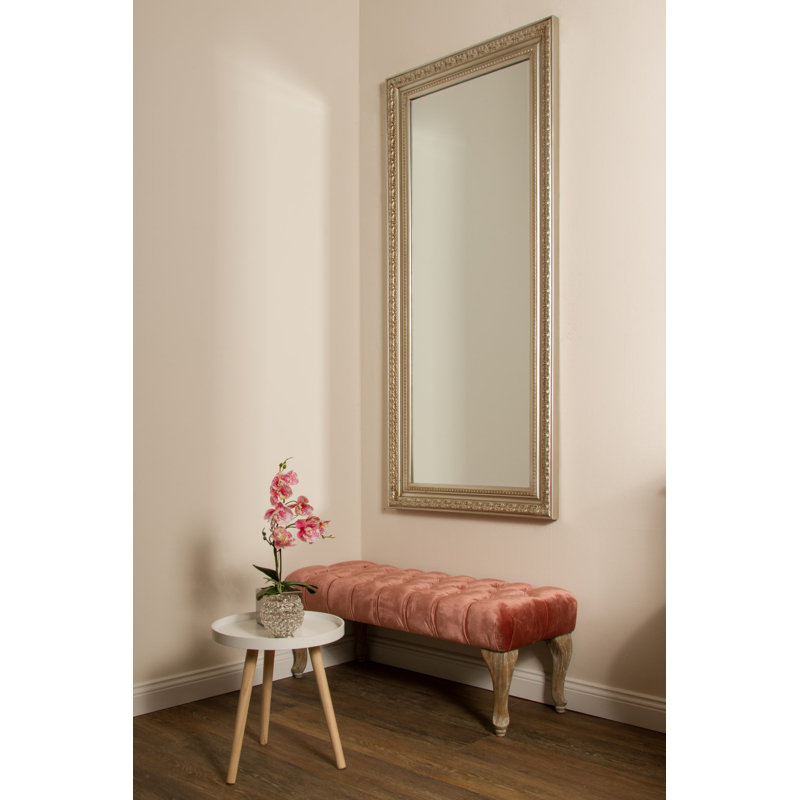Kepner Wood Flat Wall Mirror, 162cm H x 72cm W