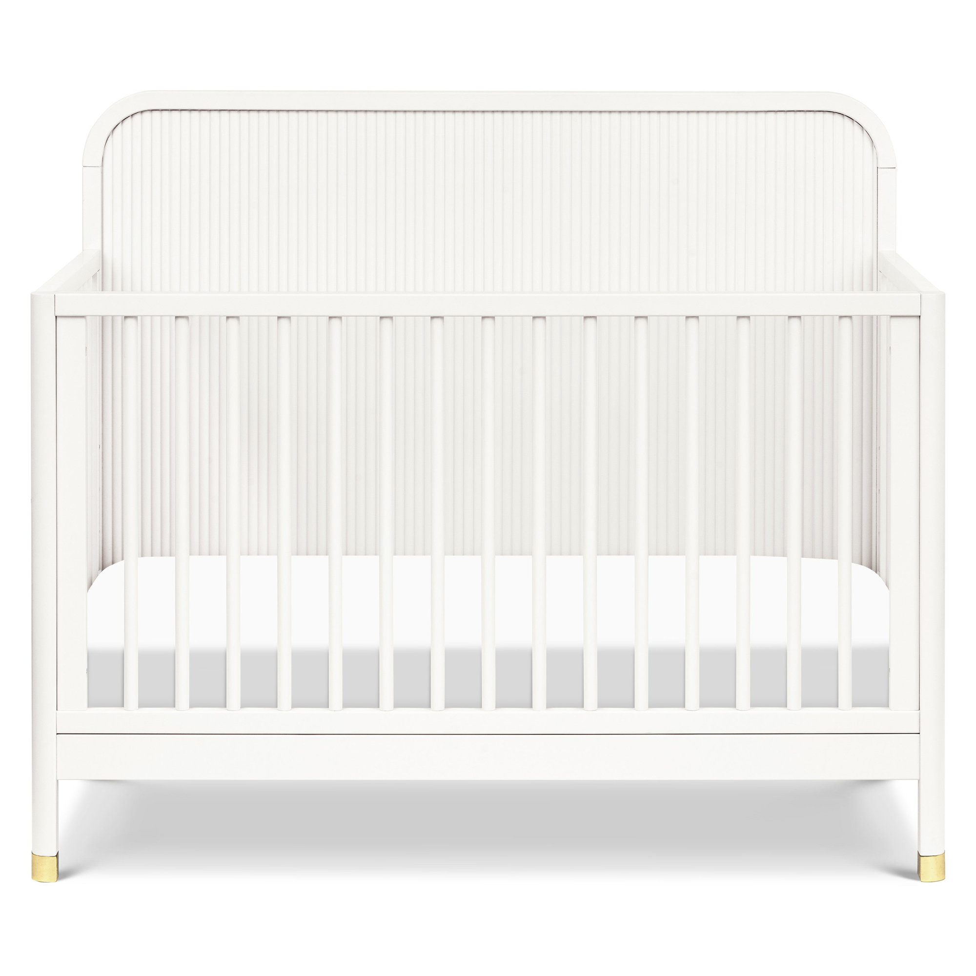 Brimsley Tambour 4-in-1 Convertible Crib, Warm White
