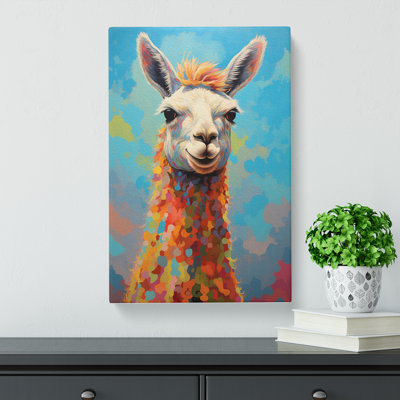 Llama Informel No.2 - Wrapped Canvas