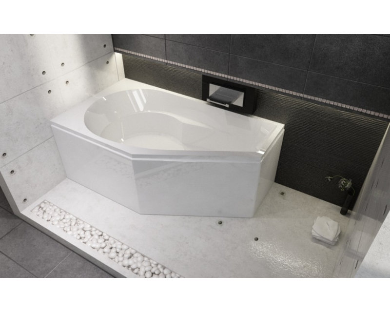 1750mm x 135mm Soaking Acrylic Bathtub