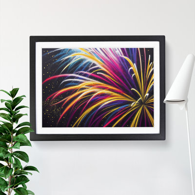 Stimulating Fireworks - Framed Print
