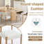 Ensemble de table de salle à manger ronde en bois de 31,5 pouces avec 2 à 4 chaises de salle à manger rembourrées en tissu-409715781-409715783