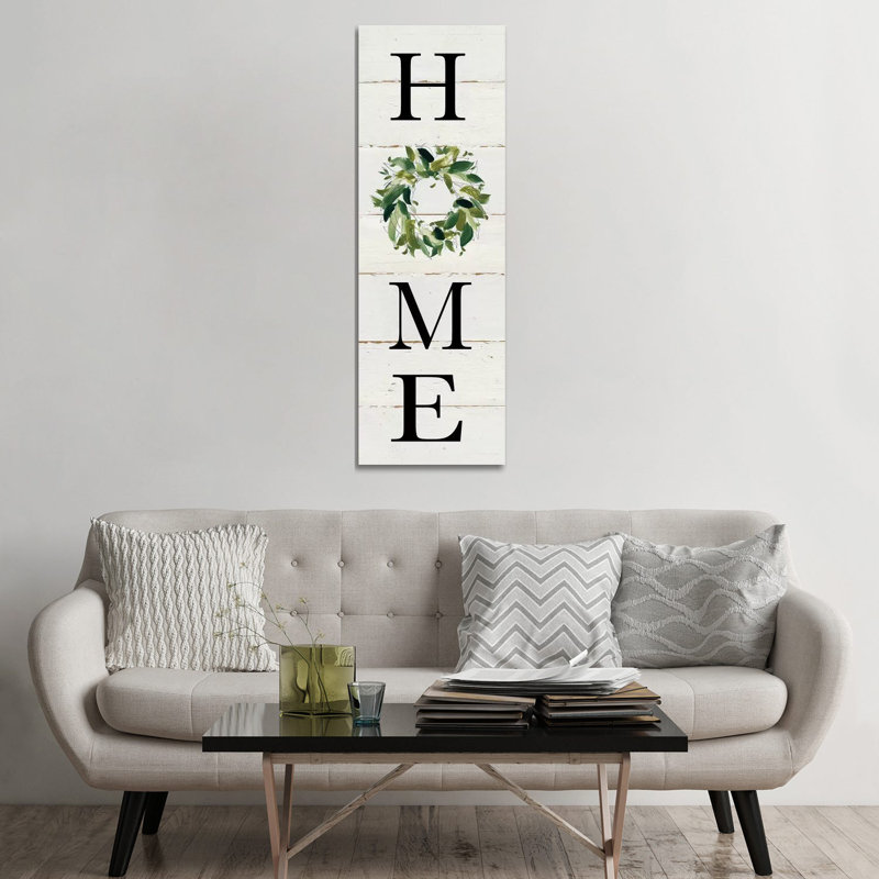 Home 1 Piece Wrapped Canvas Panoramic Wall Art, 152.4 cm H x 50.8 cm W x 3.175 cm D
