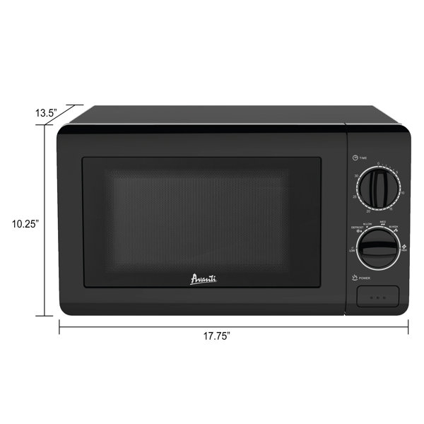 Danby Designer 0.7 Cubic Foot Space Saving Countertop Microwave