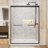 50"-54" W X 72" H Aluminum Frame Double Sliding Shower Door, 1/4" (6Mm) Clear Tempered Glass With Explosion-Proof Film, Dual Stainless Steel Handles-123404440