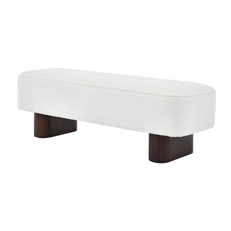 Banc rembourré en bois VelvLoft