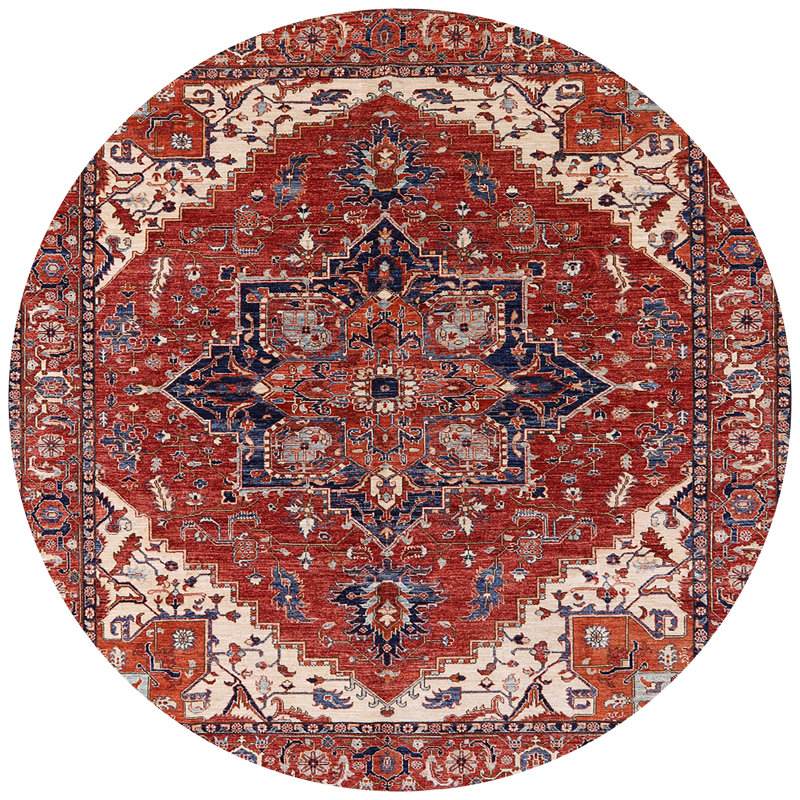 Harahan Oriental Indoor Rug, Round 3'
