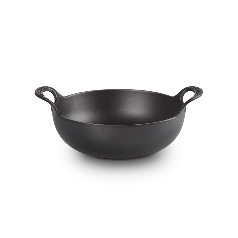 Le Creuset Cast Iron Balti Dish 24cm, Satin Black