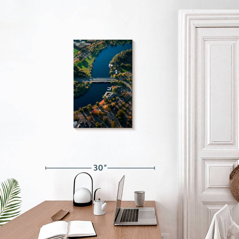 Aime Charles River, 24" H x 16" W