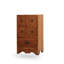 Commodes et commodes rectangulaires en bois massif brun