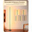 Lampe sur pied à DEL avec télécommande, lampe sur pied à intensité variable pour le salon, la chambre à coucher, le bureau personnel, réglable en température de 7 couleurs, conception minimaliste-1697755551