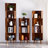 Coralina 3-Tier Storage Cabinet with Open Shelves, Freestanding Organize