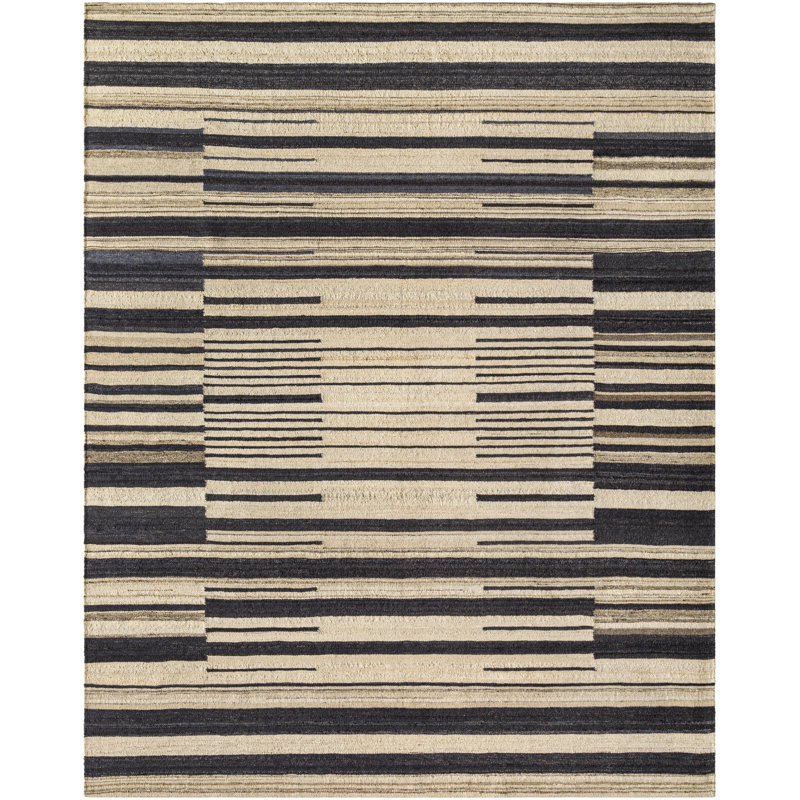 Iyonnie Rustic Hand Woven Area Rug, Rectangle 2' x 3'