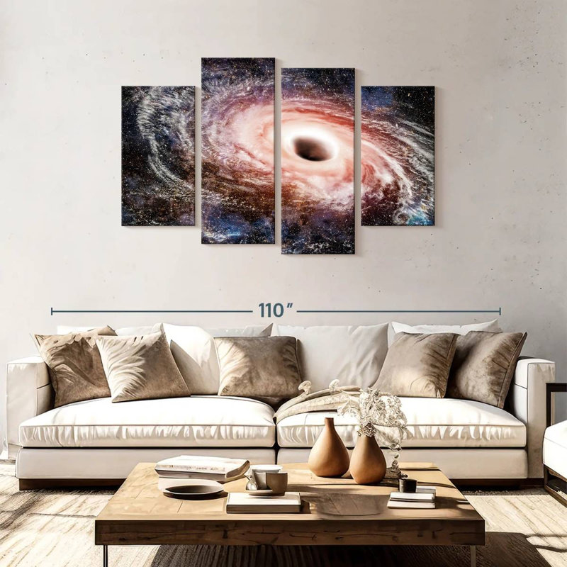 Oberle Into The Black Hole, 48"H x 75"W
