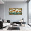 Motif de vitrail tendance, vagues de l'océan-952494176