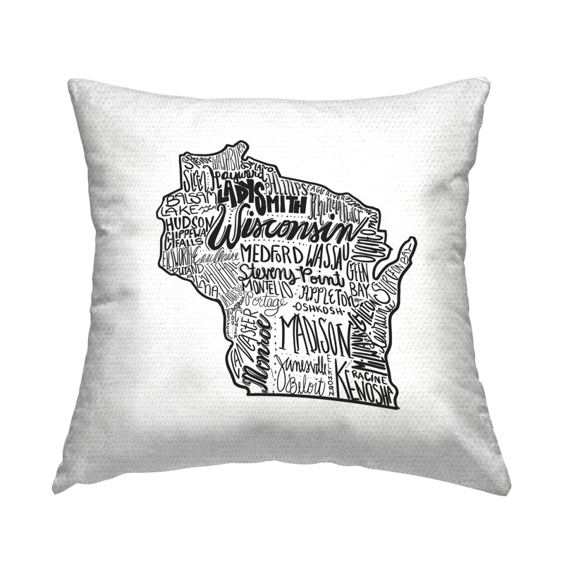 Coussin extérieur Wisconsin State