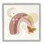 Dessert lune arc-en-ciel ciel étoilé papillon couleur terre cuite par Daphne Polselli - impression sur toile sans cadre-62047046-62047049