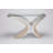 48'' Glass Top Console Table