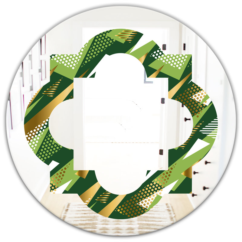 Miroir mural quadrilobe I Glam, H 31,5 po x l po
