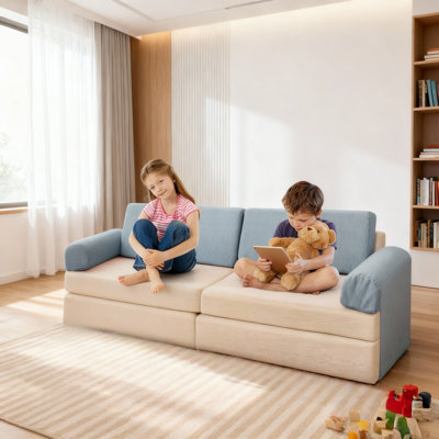 Mobilier de chambre à coucher et de salle de jeu, canapé de jeu modulaire, canapé qui inspire la créativité pour les salons de chambre à coucher