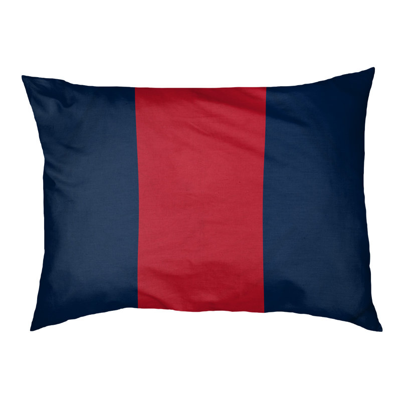 Coussin pour chien hockey Las Vegas, Petit (l 28 po x P 18 po x H 9,5 po), Bleu / Rouge