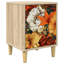 36cm W Engineered Wood Bedside Table