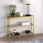 Alexis 135.3cm Glass Top Console Table-93688989-93746033
