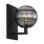 Sean Lavin Sedona 1-light LED wall sconce in nightshade black finish with glass shade