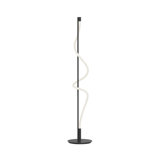 Cursive 60'' Black LED Column Floor Lamp