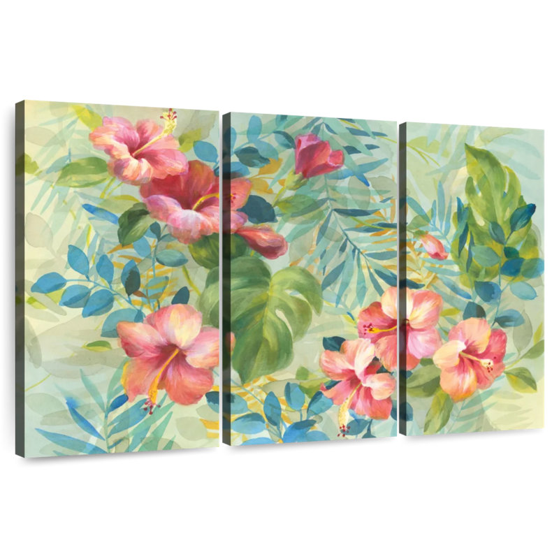 Harnek Hibiscus Garden, 20" H x 33" W