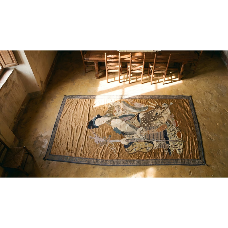 Antique Chinese - Textile Flat Weave Rug