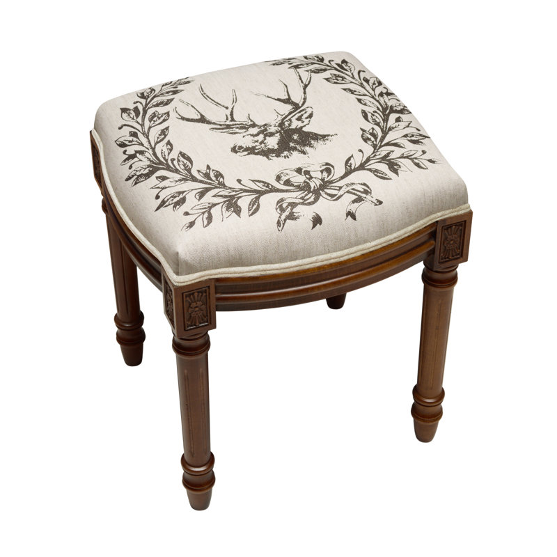 Holford Solid Wood Accent Stool