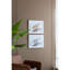 2 pièces grand art mural rectangulaire pour bureau à domicile - Décor pour le salon, la chambre à coucher, le couloir de 2 bureaux,