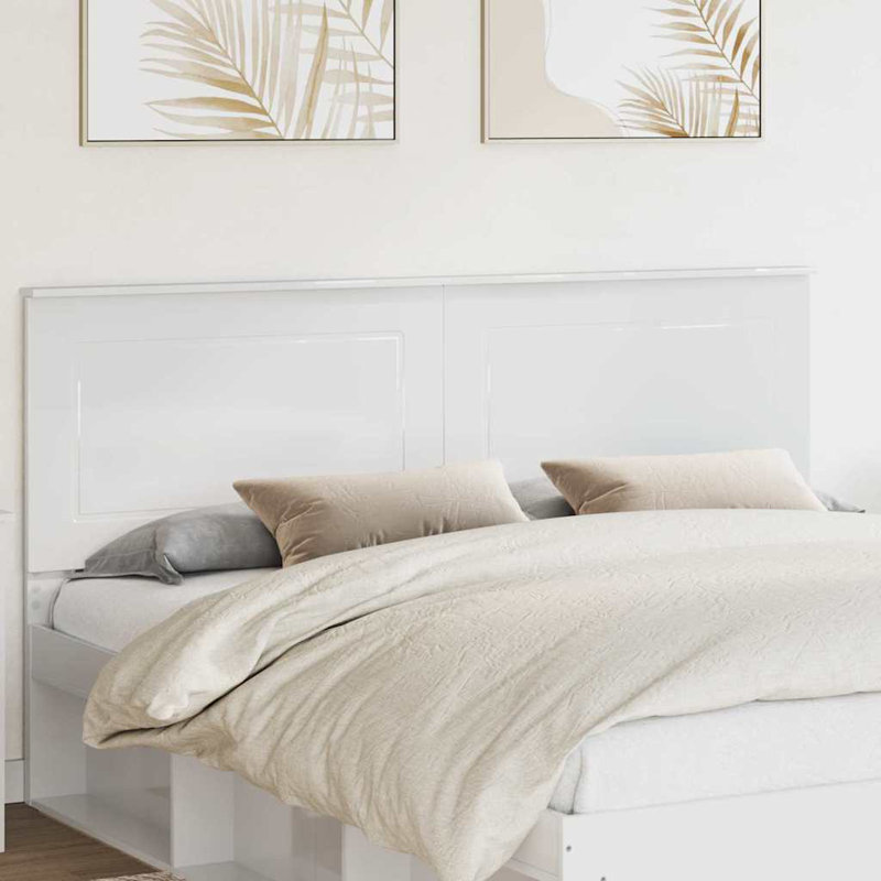 Headboard, King, Gloss White