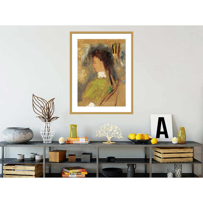 Violette Heymann par Odilon Redon, impression giclée sur cadre, H 41,5 po x l 31,83 po