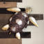 Décoration murale damier de sea turtle étain-50890001