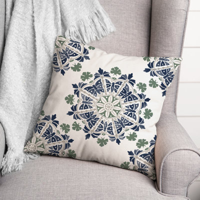 Morrocan Outdoor Reversible Throw Pillow