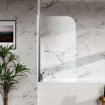 Porte de douche sans cadre 31 "X55"