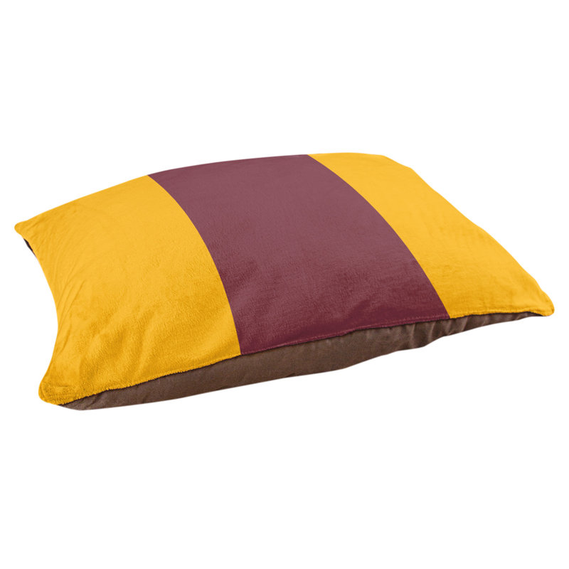 Coussin Washington, Grand (l 50 po x P 40 po x H 7 po), Doré / Bourgogne