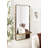 Shoults Metal Rectangle Mirror with Shelves-1614333359