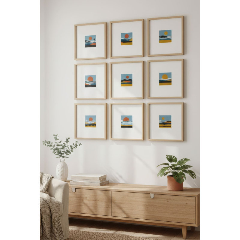 Atherton Decorative Framed MDF Painting
