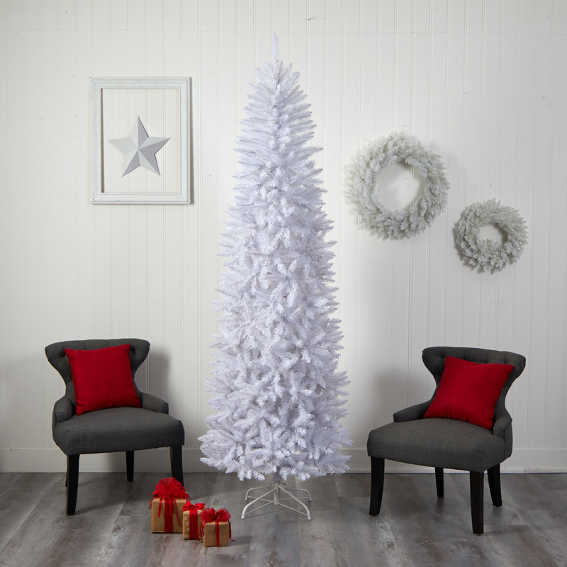 Lighted Artificial Christmas Tree, 8'