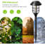 Éclairage solaire de sentier solaire extérieur, lumières solaires lumineuses extérieures, Ip65 imperméable allume / éteint les lumières solaires de jardin à énergie solaire pour allée de patio