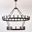 Wagon Wheel Lighting, 36-, cadre en métal, luminaire rétro pour salon 36-, 2, métal, luxe
