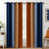 Bleu foncé / orange vif