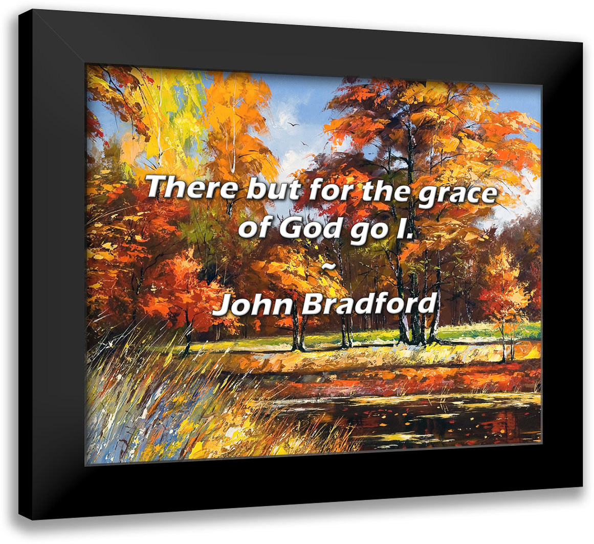 Trinx John Bradford Quote: There but for the grace of God go I. | Wayfair