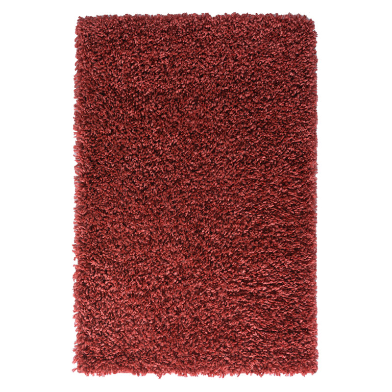Lush Wine Red Rug, Rectangular 60 x 90cm