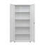 Armoires de rangement à verrou 69 po, armoire de rangement en acier avec 2 portes et 4 tablettes réglables, classeur en métal pour la maison, le bureau et le garage-1102498522