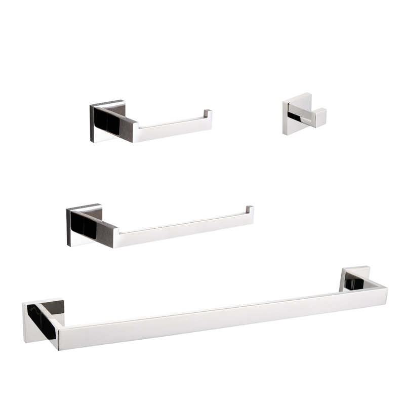 4 Bathroom Hardware Compilation - Quality Material Used, Scratch And Corrosion Resistance , Modern Aesthetic Achieved, Effortless Setup Done Group Design, Corrosion, Scratch-, Quick Easy To Install