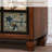 Retro Hand-Painted Solid Wood Cabinet